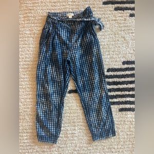 Maeve by Anthropologie checkered pants